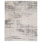 Nourison Rush 8" Round Ivory and Beige Area Rug, , large