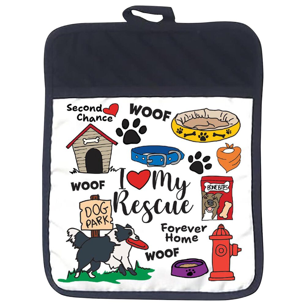 1 Brilliant Gift Wander Pets Dog Rescue Pot Holder in White, , large