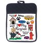 1 Brilliant Gift Wander Pets Dog Rescue Pot Holder in White, , large