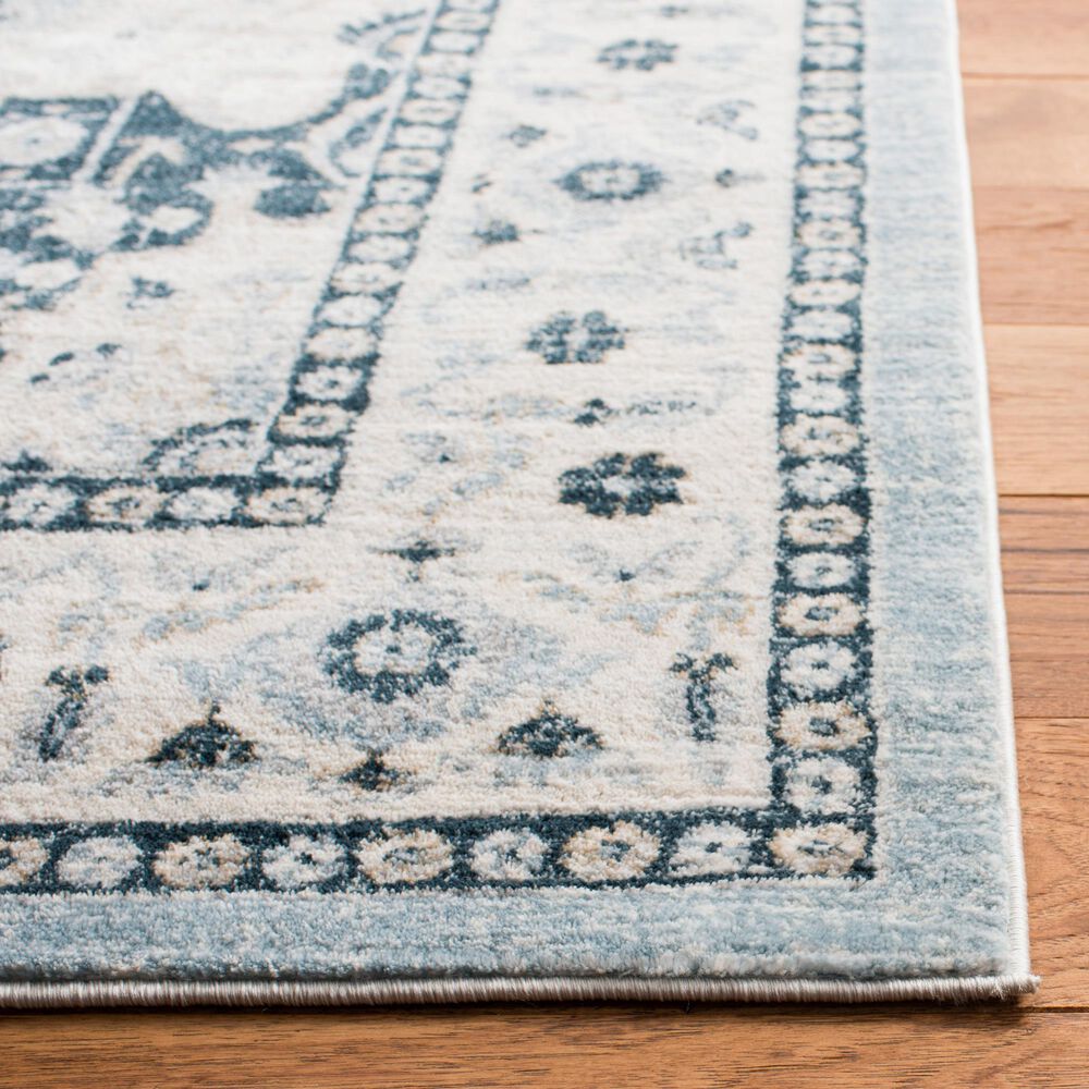 Safavieh Isabella ISA936M 5&#39;3&quot; x 7&#39;6&quot; Light Blue and Cream Area Rug, , large
