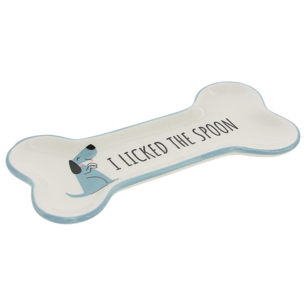 Pavilion 8.5&quot; Licked The Spoon Rest in White, , large