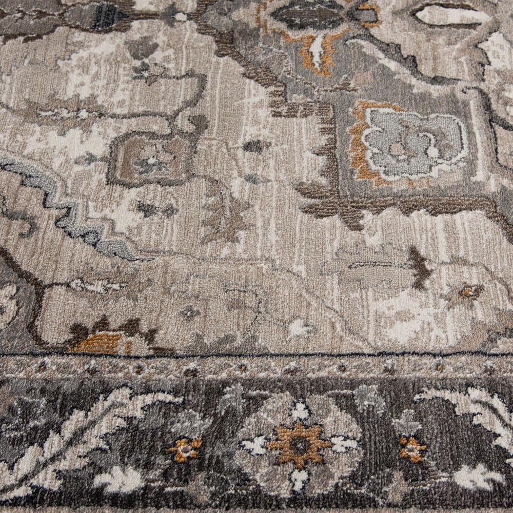 Central Oriental Adore Milla 7&#39;10&quot; x 9&#39;10&quot; Beige and Orange Area Rug, , large