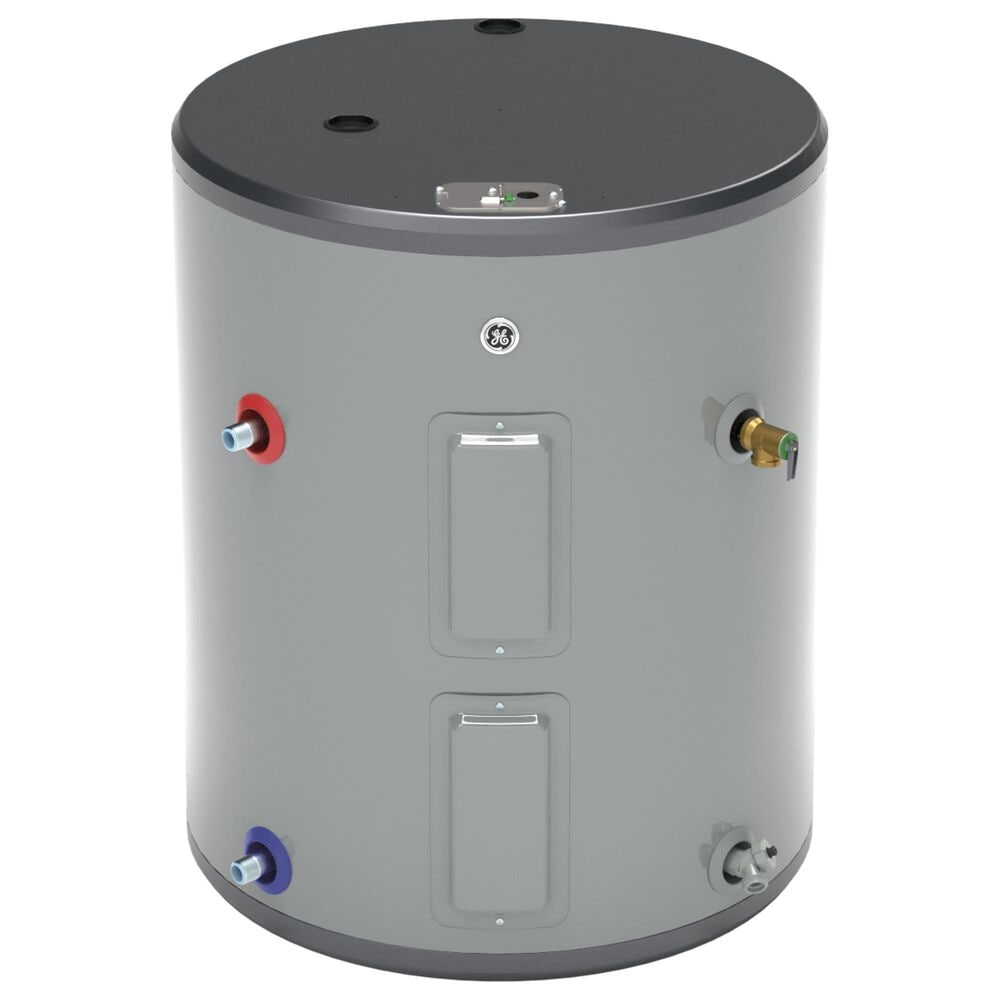 GE Appliances 36-Gallon Side Port Lowboy Electric Water Heater in Gray, , large