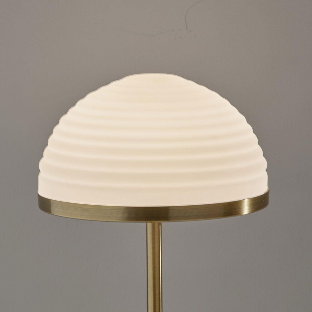 Adesso Juliana LED Table Lamp with Smart Switch in Antique Brass, , large