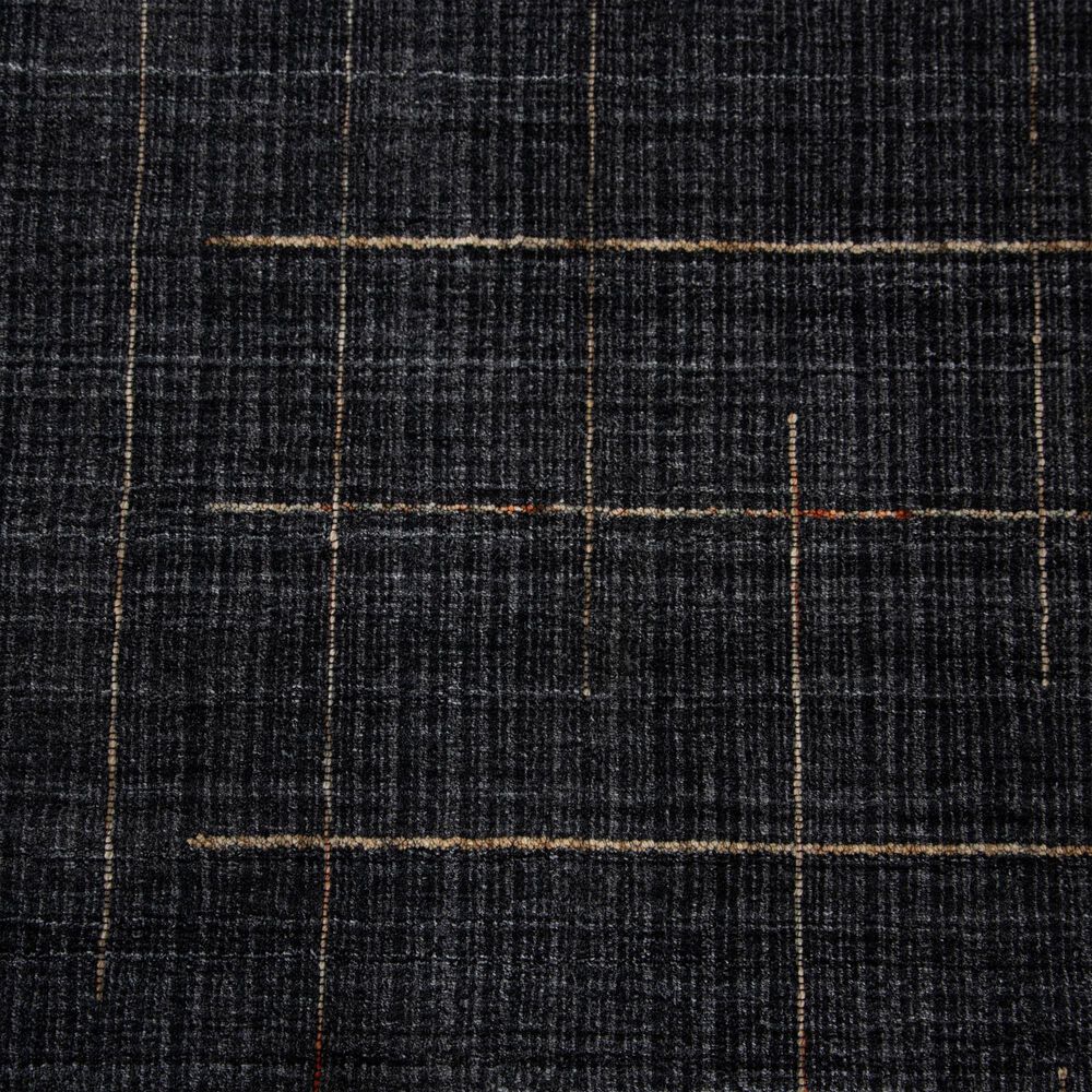 RIZZY Kiki Charcoal, Rust, Beige and Ivory 2'6" x 8' Runner, , large
