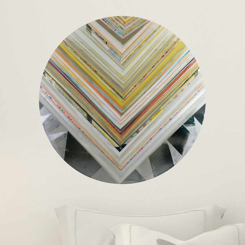 Courtside Market DormDigs abstract Golden 30" x 30" Art Decal, , large