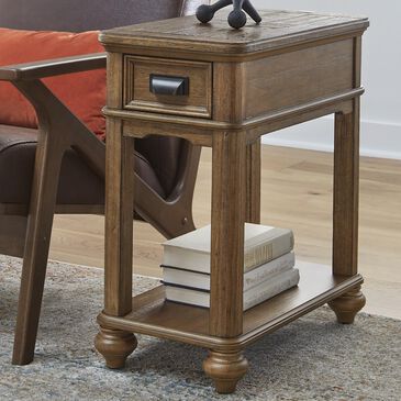 Null Chairside End Table in Pecan, , large