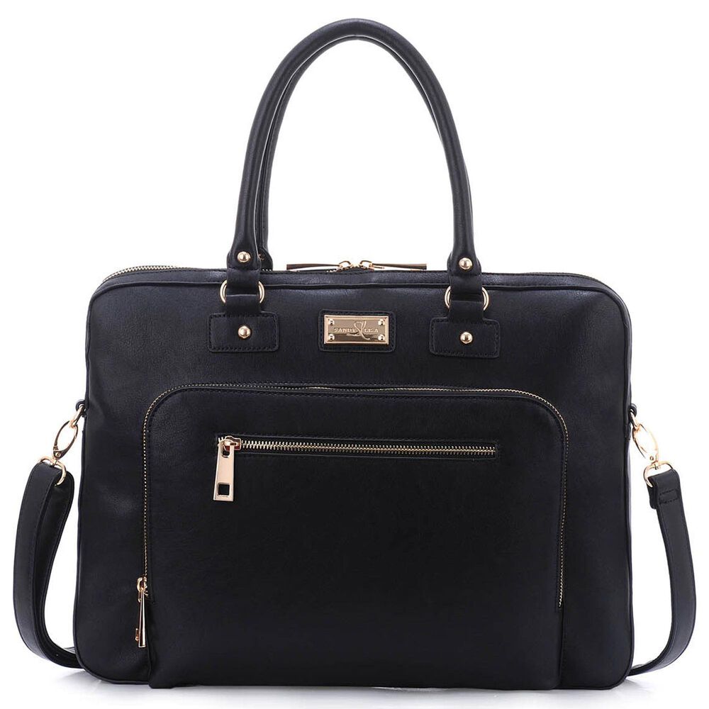 Sandy Lisa London Shoulder Bag in Black, , large