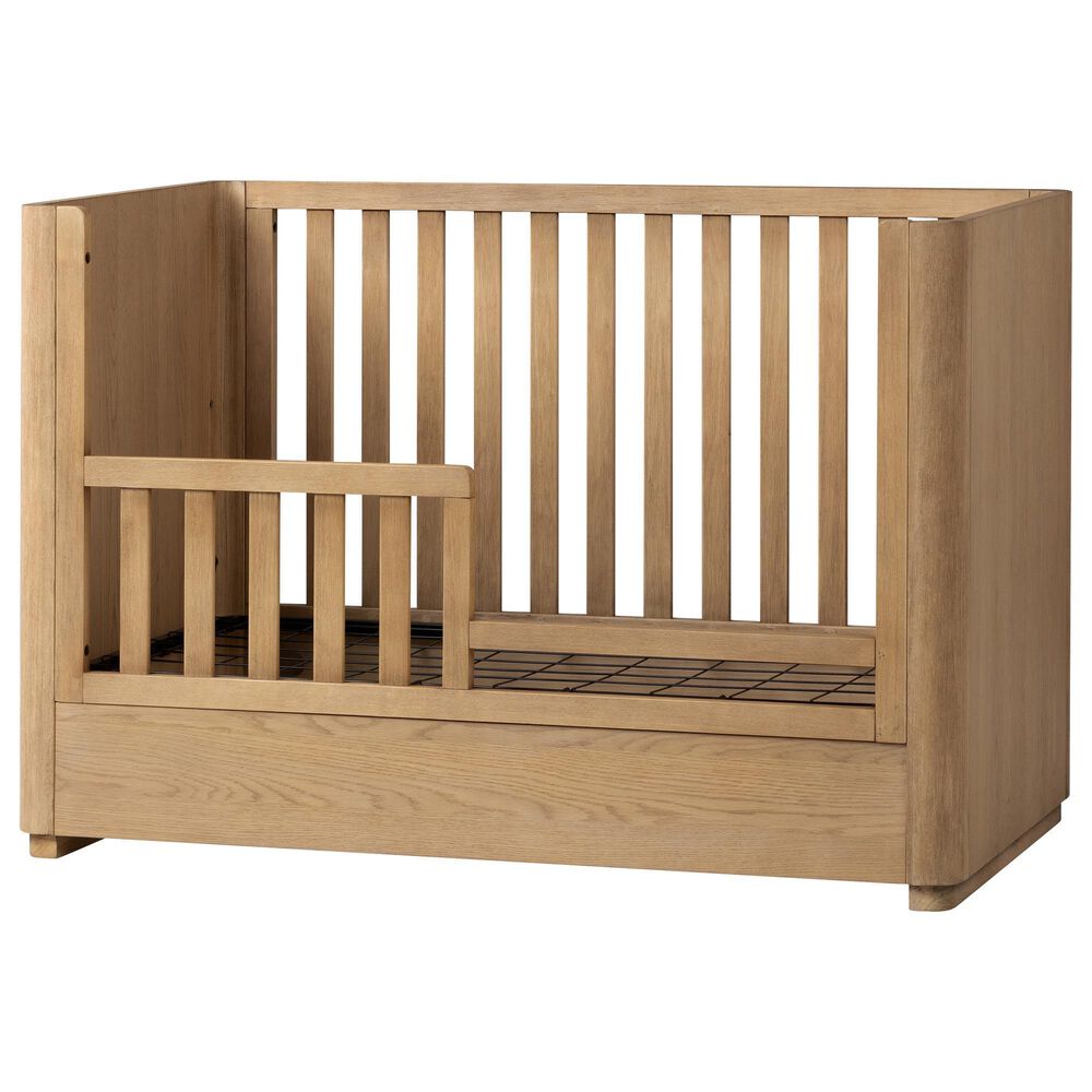 Eastern Shore Modena 3-in-1 Classic Crib with Toddler Rail in Natural, , large