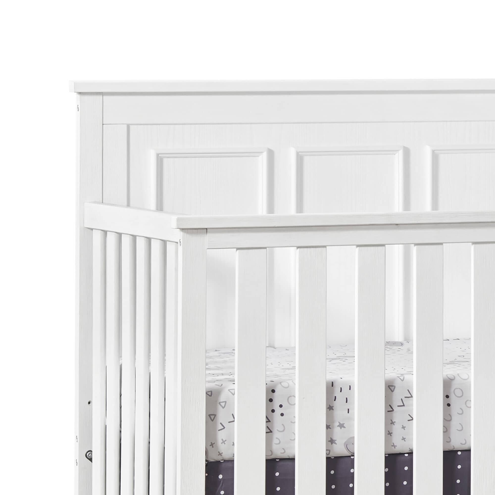 Weathered sales white crib