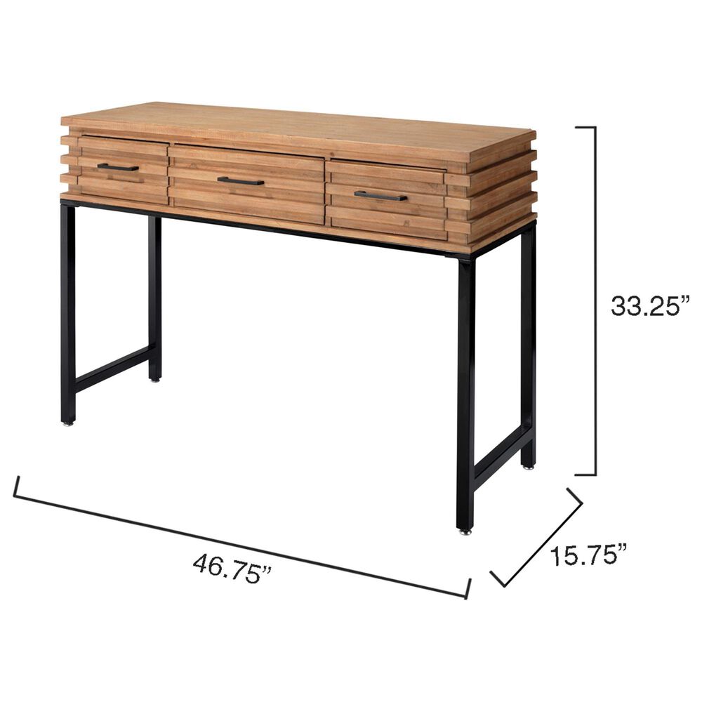 Jamie Young Langford Console Table in Brown and Black, , large