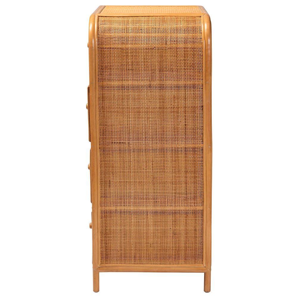 Baxton Studio Sampit 4-Drawer Storage Cabinet in Light Honey, , large