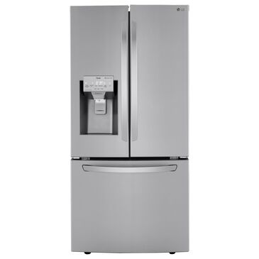 LG 25 Cu. Ft. Smart Wi-Fi Enabled French Door Refrigerator with External Dispenser in Stainless Steel, , large