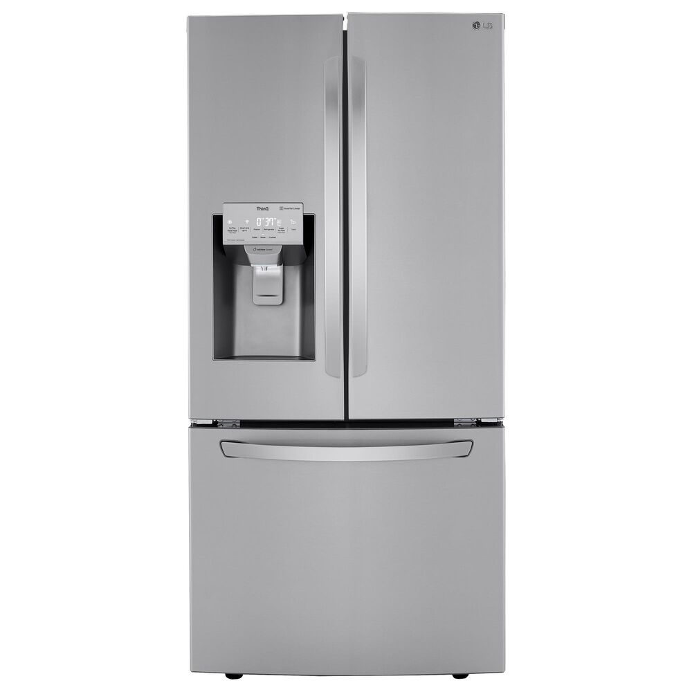 LG 25 Cu. Ft. Smart Wi-Fi Enabled French Door Refrigerator with External Dispenser in Stainless Steel , , large