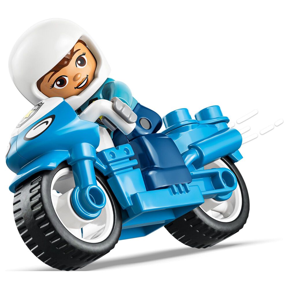 LEGO Duplo Town Police Motorcycle Building Set, , large