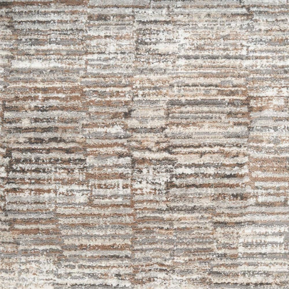 Nourison Sustainable Trends 7&#39;10&quot; x 9&#39;10&quot; Ivory and Mocha Area Rug, , large