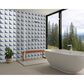 Marazzi Scenario Blue Crescent 8" x 8" Porcelain Tile, , large