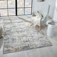 L&R Resources Allure Gray and Brown 9" x 12" Area Rug, , large