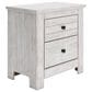 Ashley Makidern 4 Piece King Panel Bedroom Set in Whitewash, , large