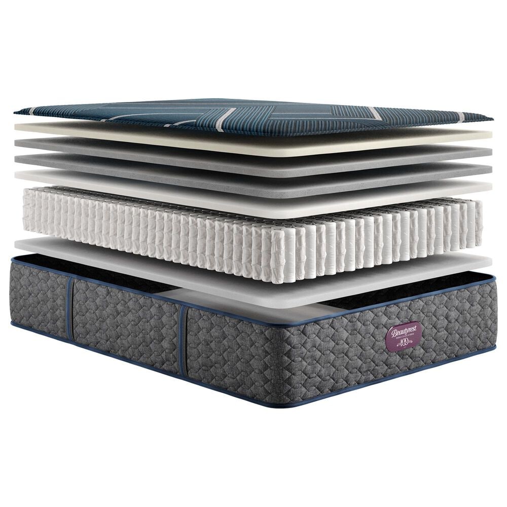 Beautyrest World Class Level Four Hybrid Firm Full Mattress, , large