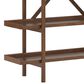 Ashley Lyncott 70" Bookcase in Brown, , large