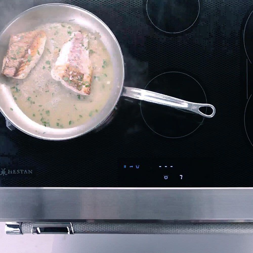 Hestan 36" Freestanding Induction Range in Black, , large