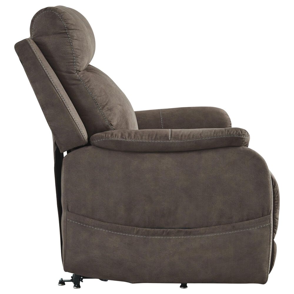 Ashley Crestmeade Power Lift Recliner in Espresso, , large