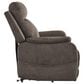 Ashley Crestmeade Power Lift Recliner in Espresso, , large