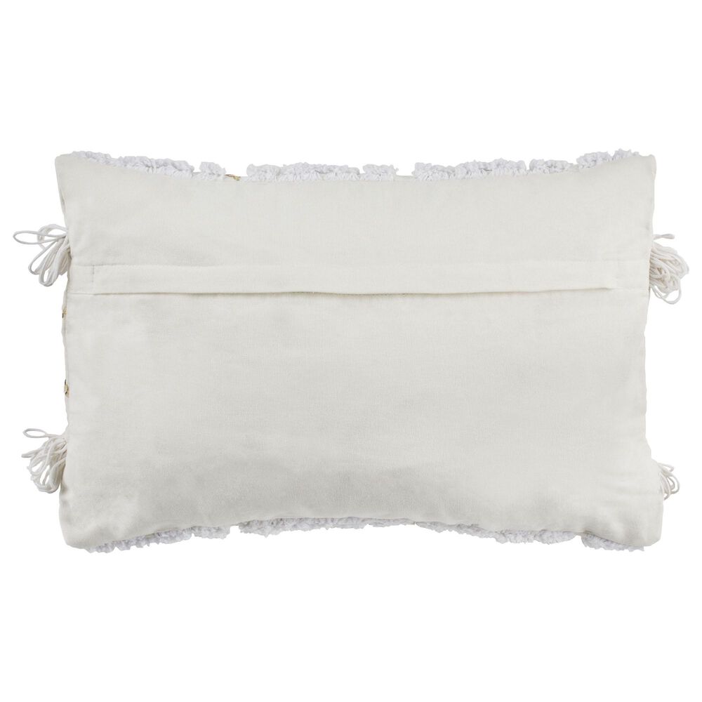 Safavieh Marlin 12&quot; x 20&quot; Pillow in White, , large