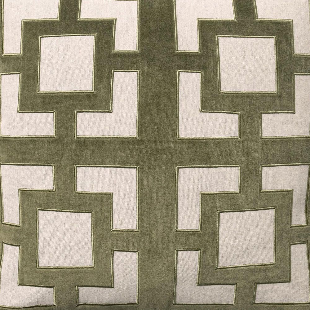Classic Home VC Corbin 22" x 22" Throw Pillow in Olive Green, , large