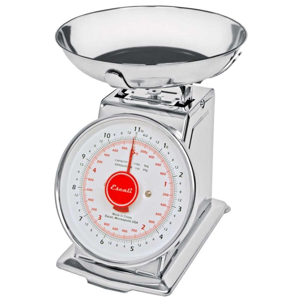 Kitchen Supply Mercado Dial Scale with Bowl in Stainless Steel, , large