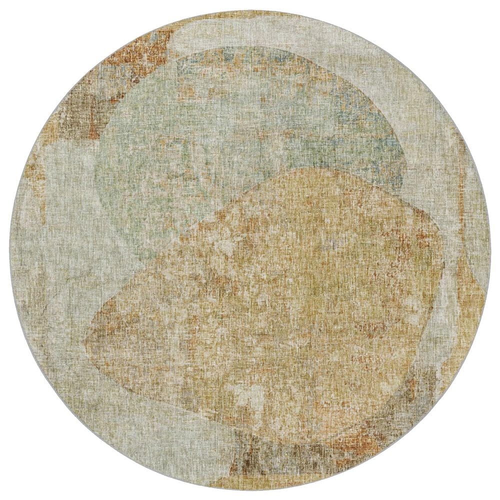 Dalyn Rug Company Boca BO11 Taupe 8" Round Area Rug, , large