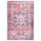 Safavieh Serapi 5"3" x 7"7" Red and Navy Area Rug, , large