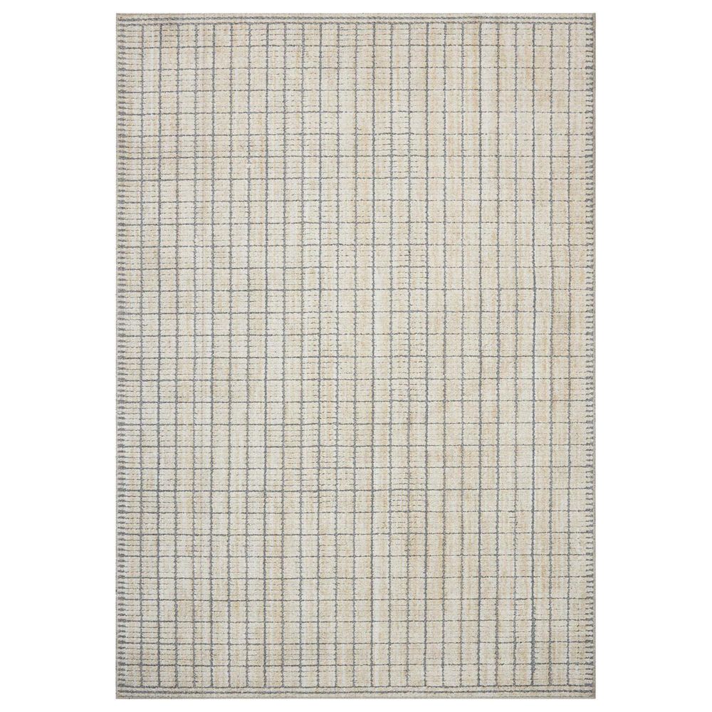 Amber Lewis x Loloi Bexley Slate and Natural 2"7" x 4" Area Rug, , large