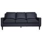 Porter Design Lazio Stationary Sofa in Black, , large