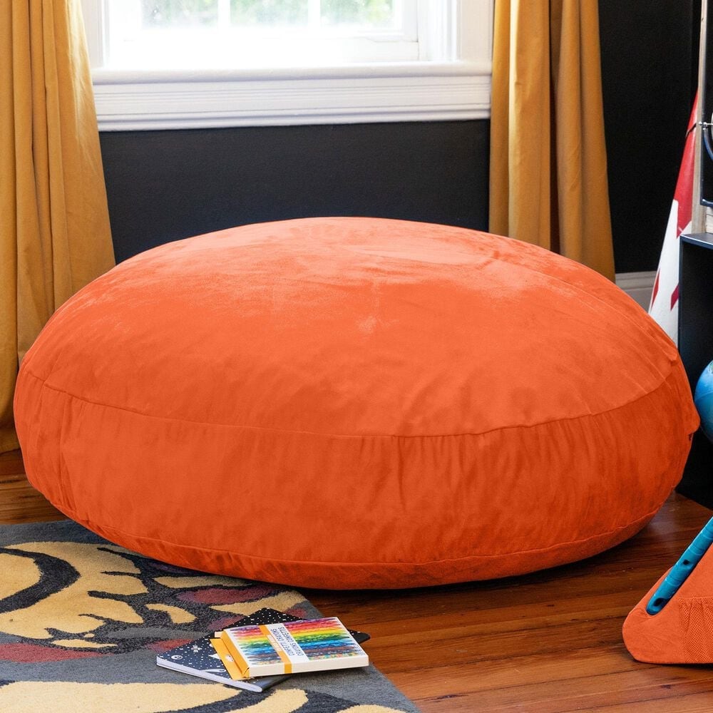 Jaxx 4&#39; Cocoon Kids Bean Bag in Mandarin, , large