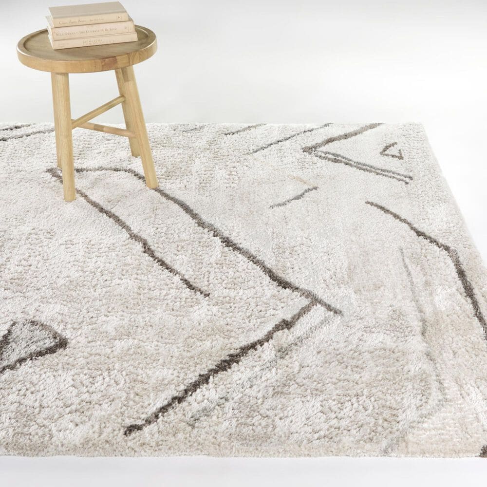 Balta Rugs Re_Lease Evander Cream 5'3" x 7' Area Rug, , large