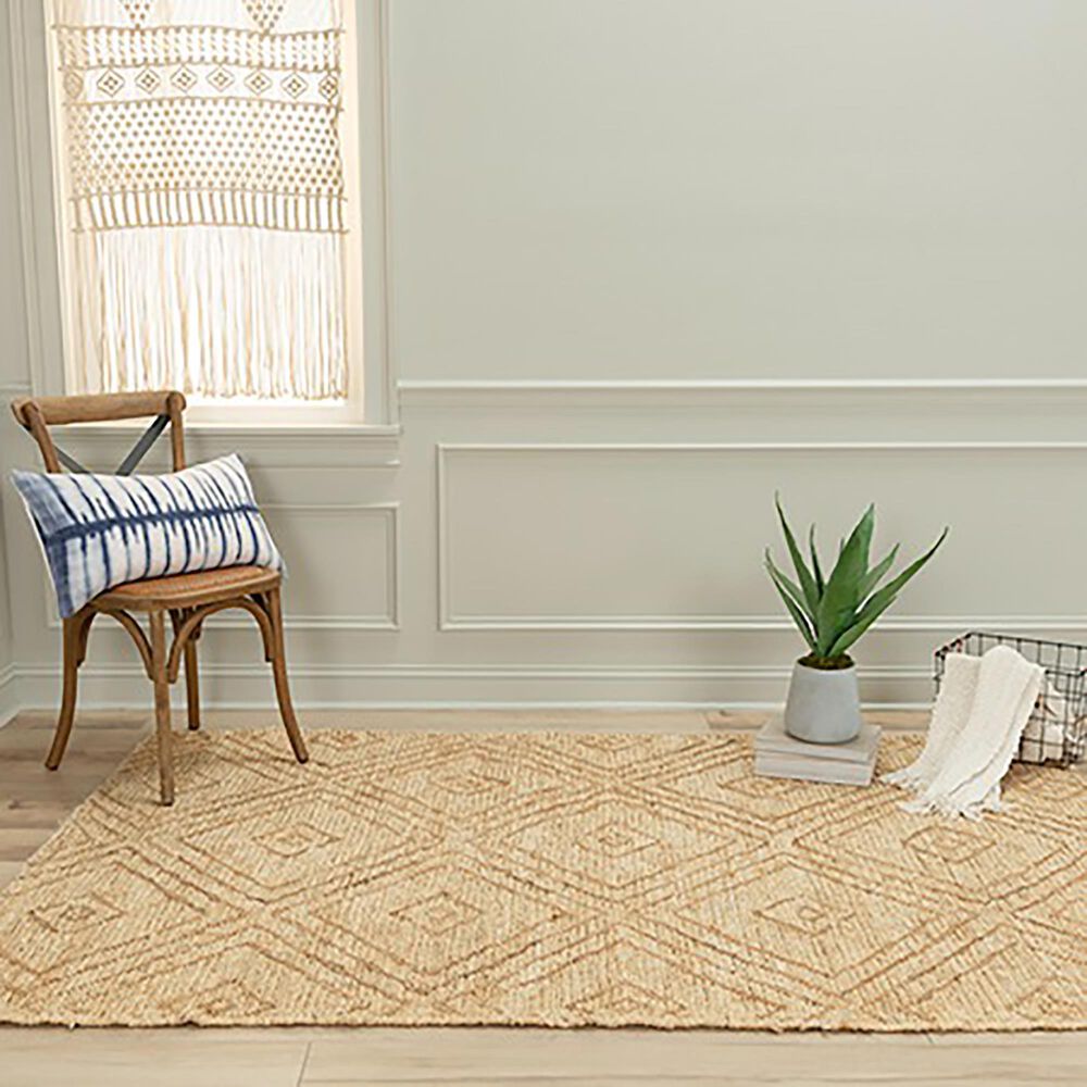 RIZZY Bengal BNL941 5&#39; x 7&#39;6&quot; Natural and Beige Area Rug, , large