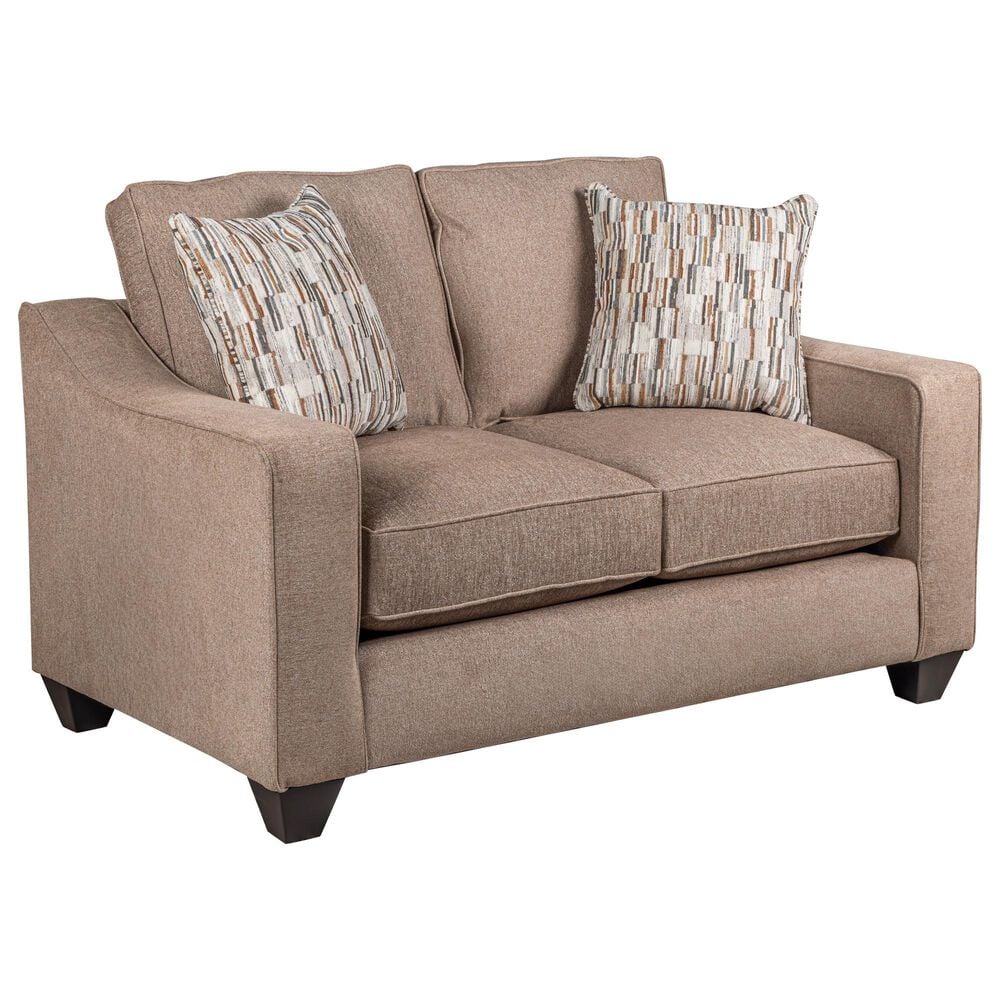 Maple + Main Galaxy Stationary Loveseat in Hazelnut, , large