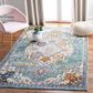 Safavieh Aria 8" x 10" Turquoise and Ivory Area Rug, , large