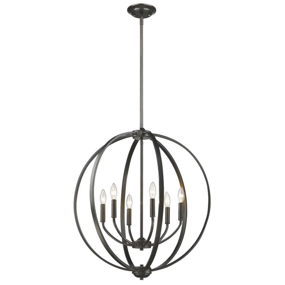 Golden Lighting Colson EB 6-Light Chandelier in Etruscan Bronze, , large