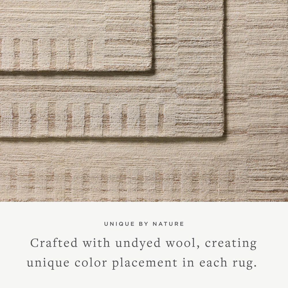 Magnolia Home Rae Natural and Oatmeal 3&#39;6&quot; x 5&#39;6&quot; Area Rug, , large