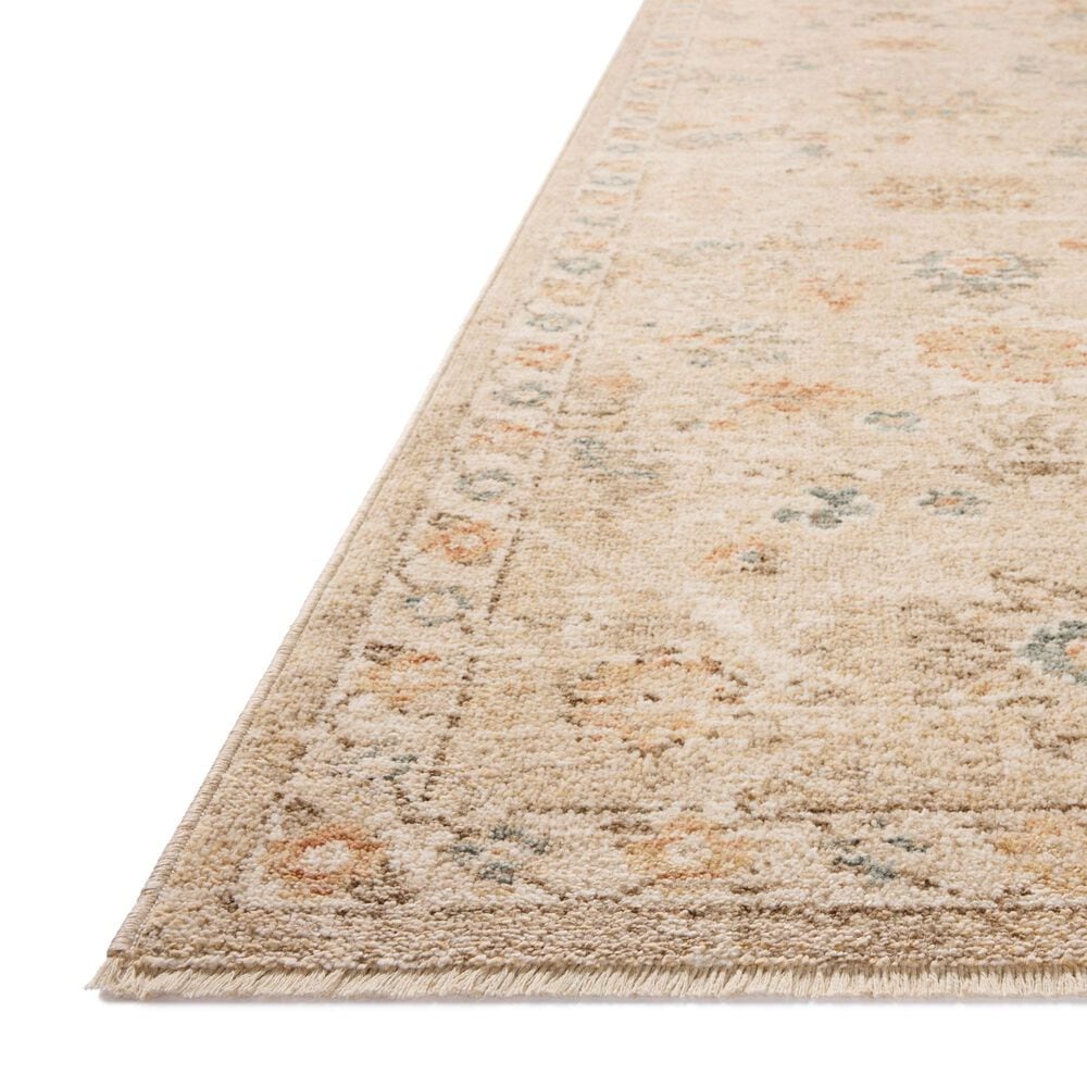 Chris Loves Julia x Loloi Palma Natural and Multicolor 9'6" x 13'1" Area Rug, , large