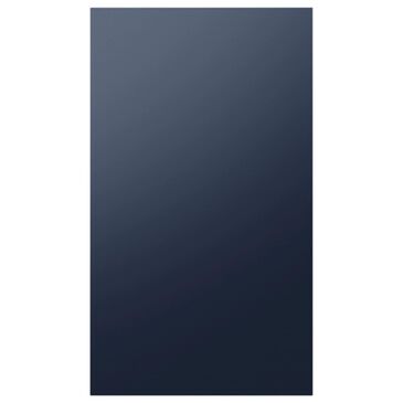 Samsung Bespoke 4-Door Flex Refrigerator Bottom Panel in Navy Steel, , large