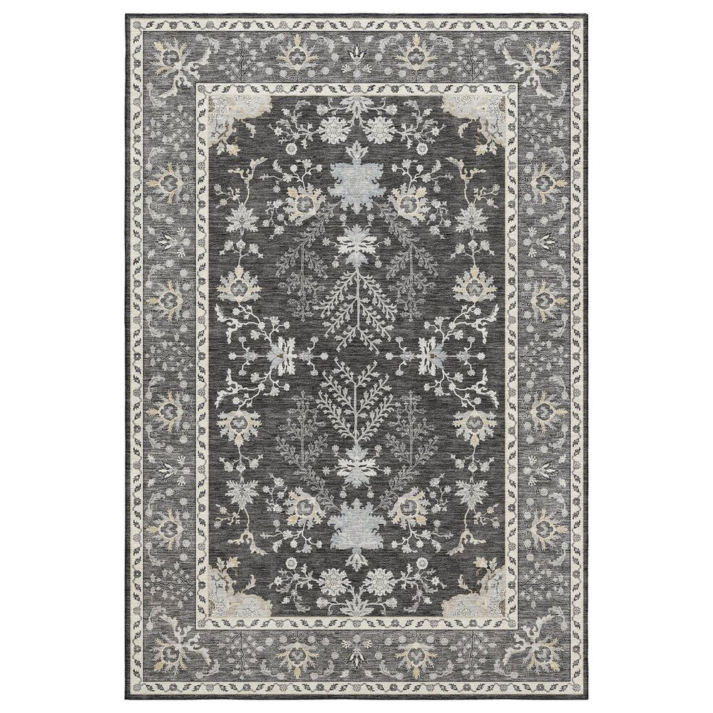 Dalyn Rug Company Hatay 10" x 14" Charcoal Area Rug, , large