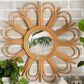 bali & pari Sakura Rattan Accent Wall Mirror in Natural Brown, , large