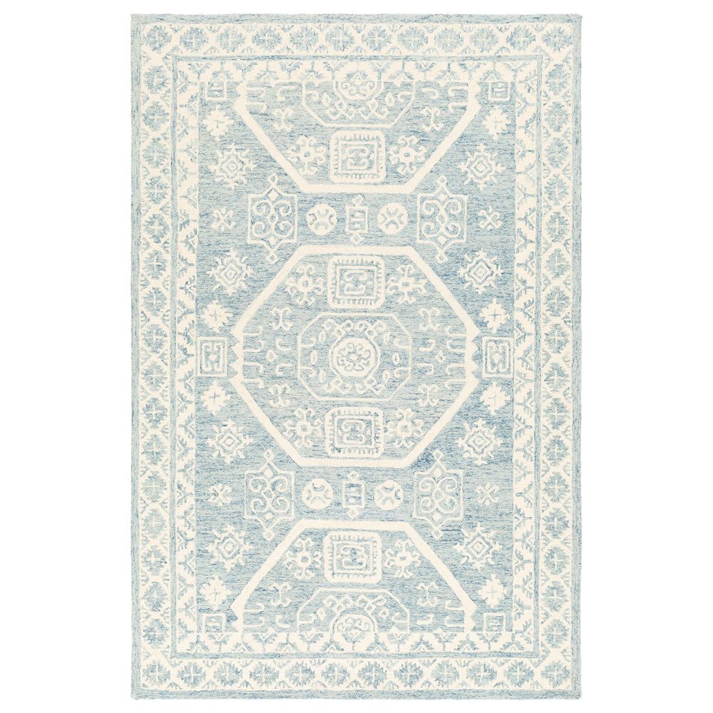Surya Granada GND-2321 5' x 7'6" Pale Blue, Beige and Sky Blue Area Rug, , large