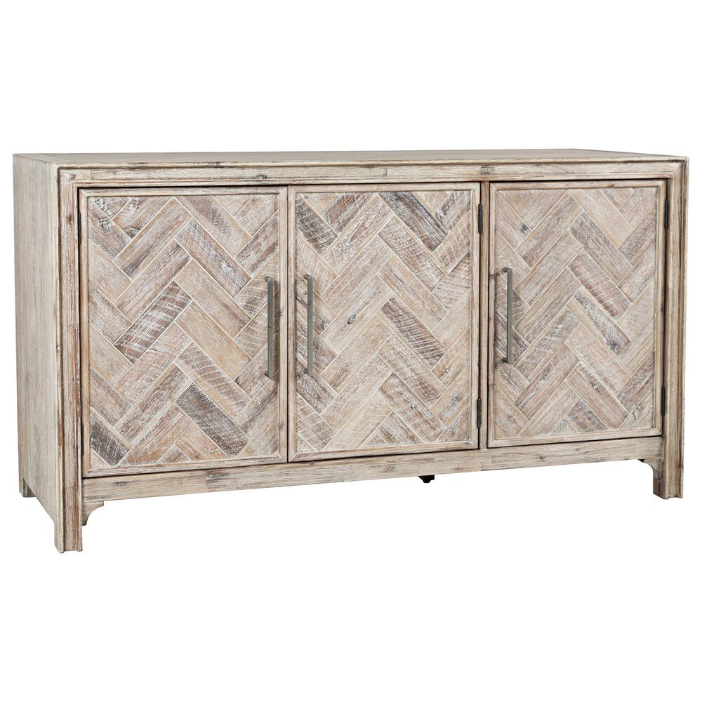 Waltham Gramercy 3-Door Cabinet in Grey Wash, , large
