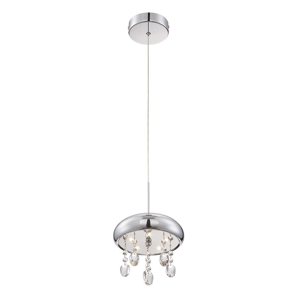 Lite Source Andrea Adjustable LED Pendant in Chrome, , large