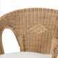Baxton Studio Abbey Arm Chair in Natural Brown, , large